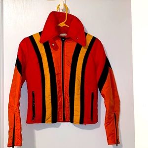 Vintage Women’s Color-blocked  Ski Jacket